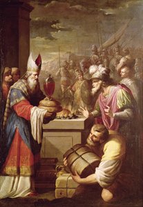 Melchizedek Offering Bread and Wine